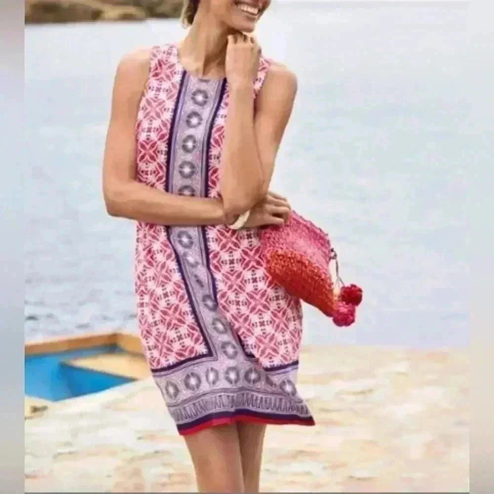 Tommy Bahama 100% Linen
Tropical Terrazza Shift Dress Medium